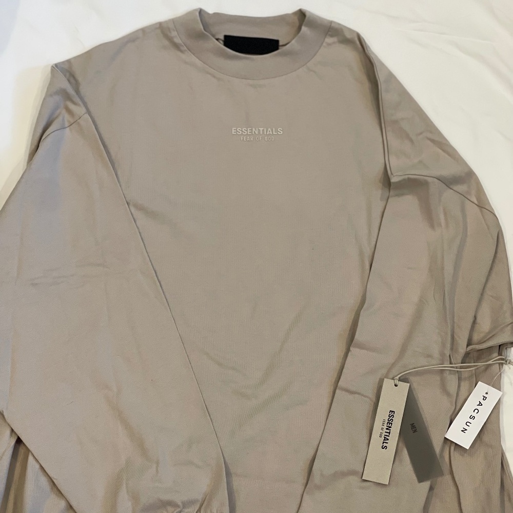 Men's Essentials Fear Of God Long Sleeve Shirt